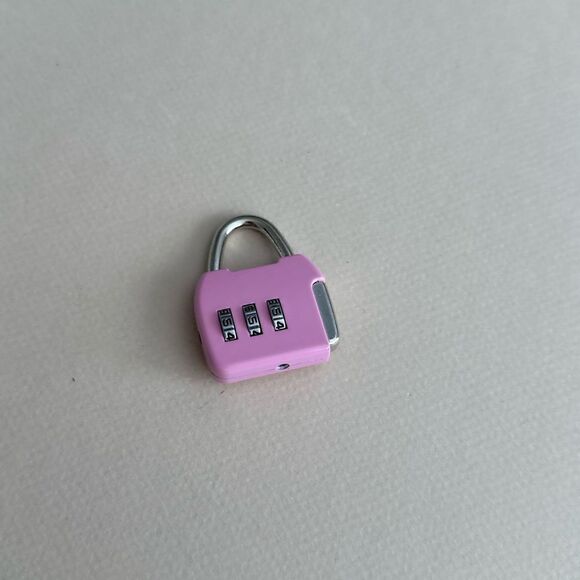 Pink Combination Lock S1276 - Picture 2 of 3